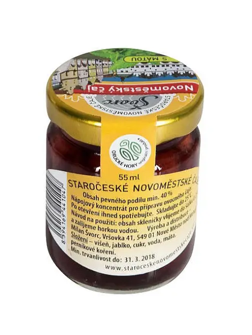 Pečený čaj Novoměstský s mátou 60ml