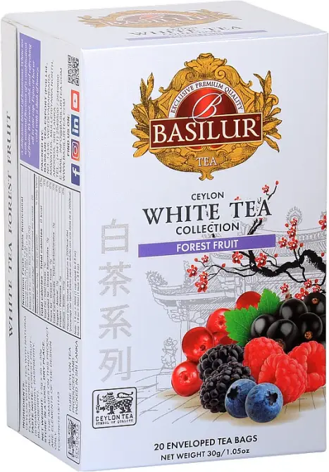 BASILUR White Tea Forest Fruit přebal 20x1,5g