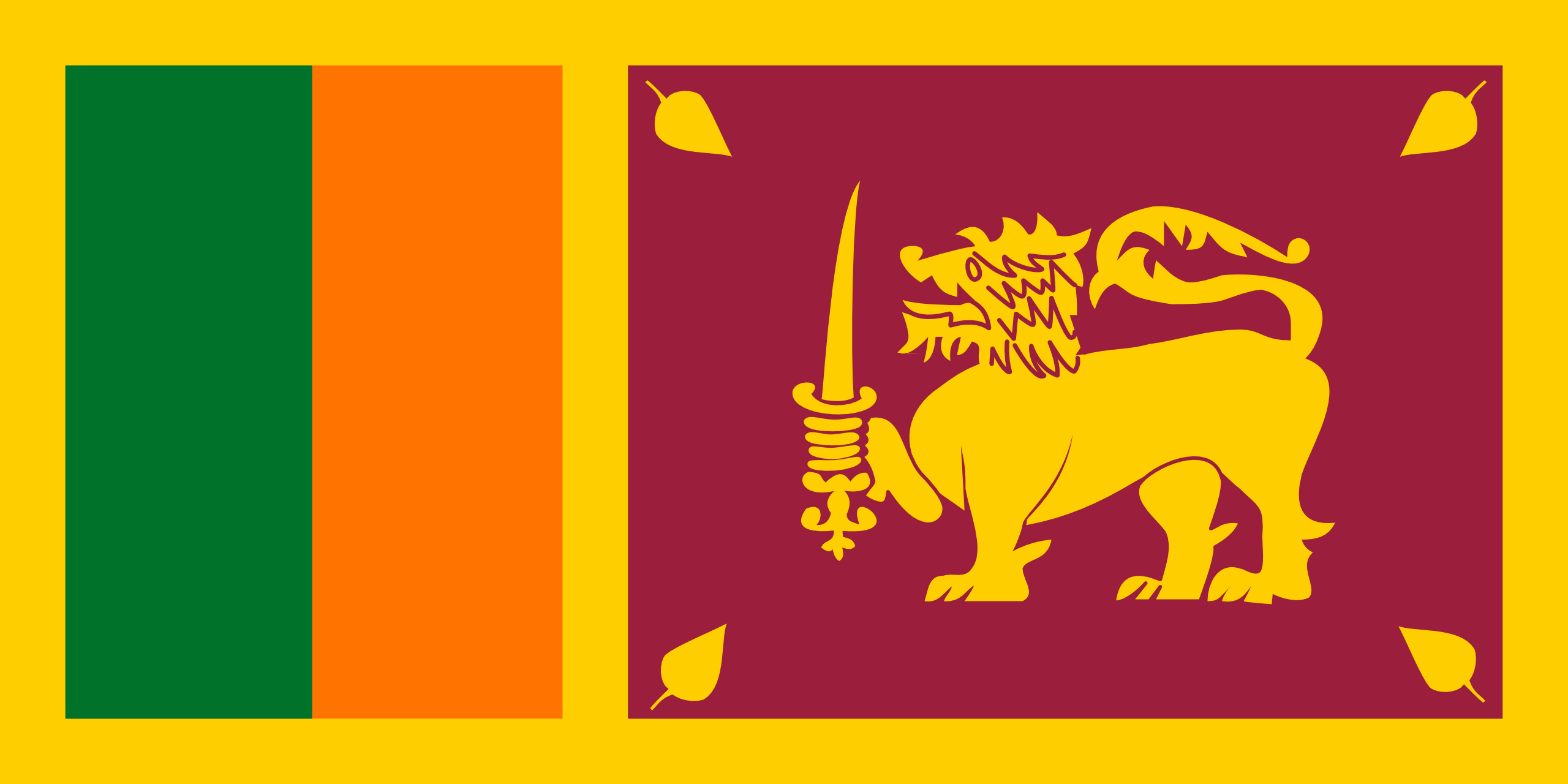 Srí Lanka - státní vlajka